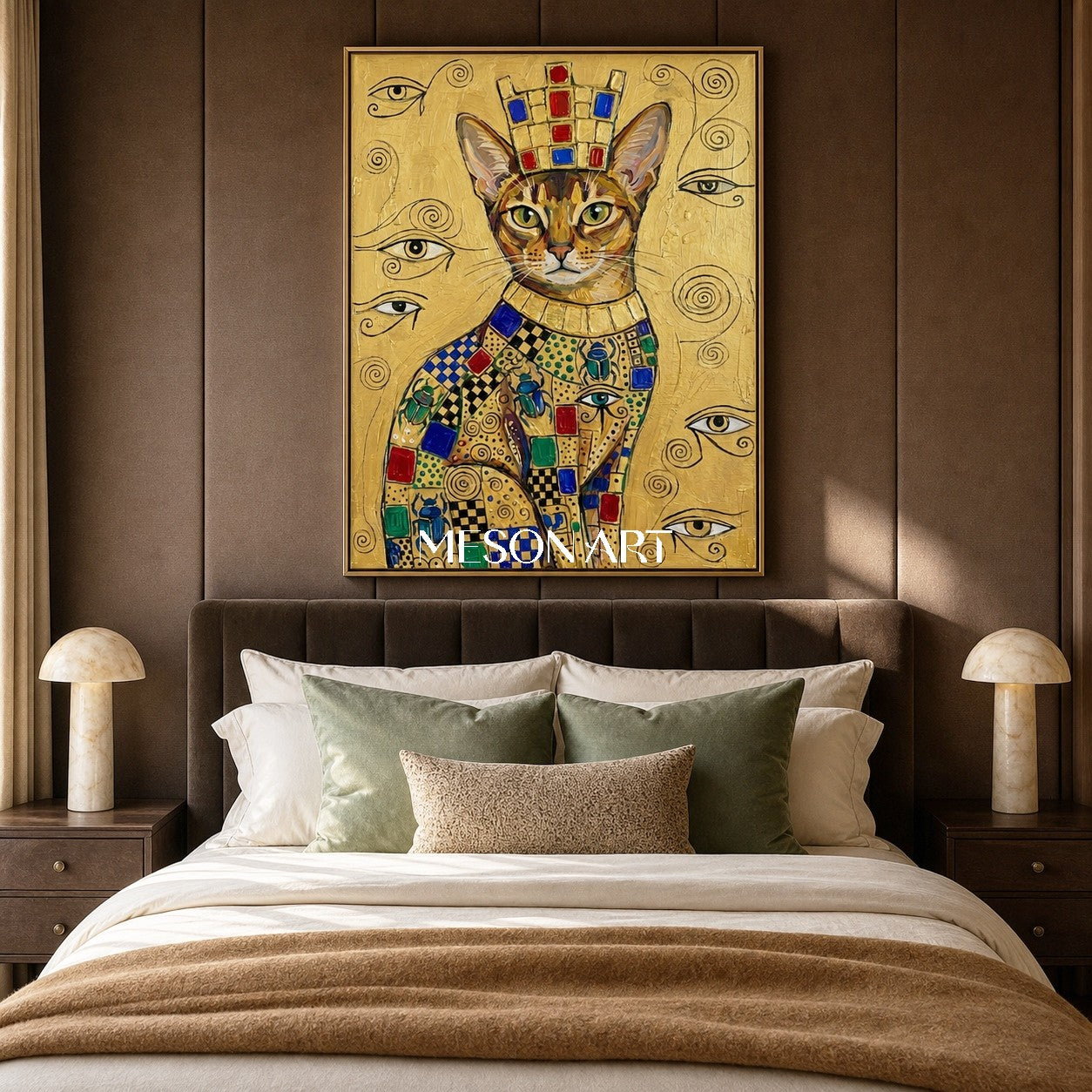 Golden Feline Pharaoh #CSQ188
