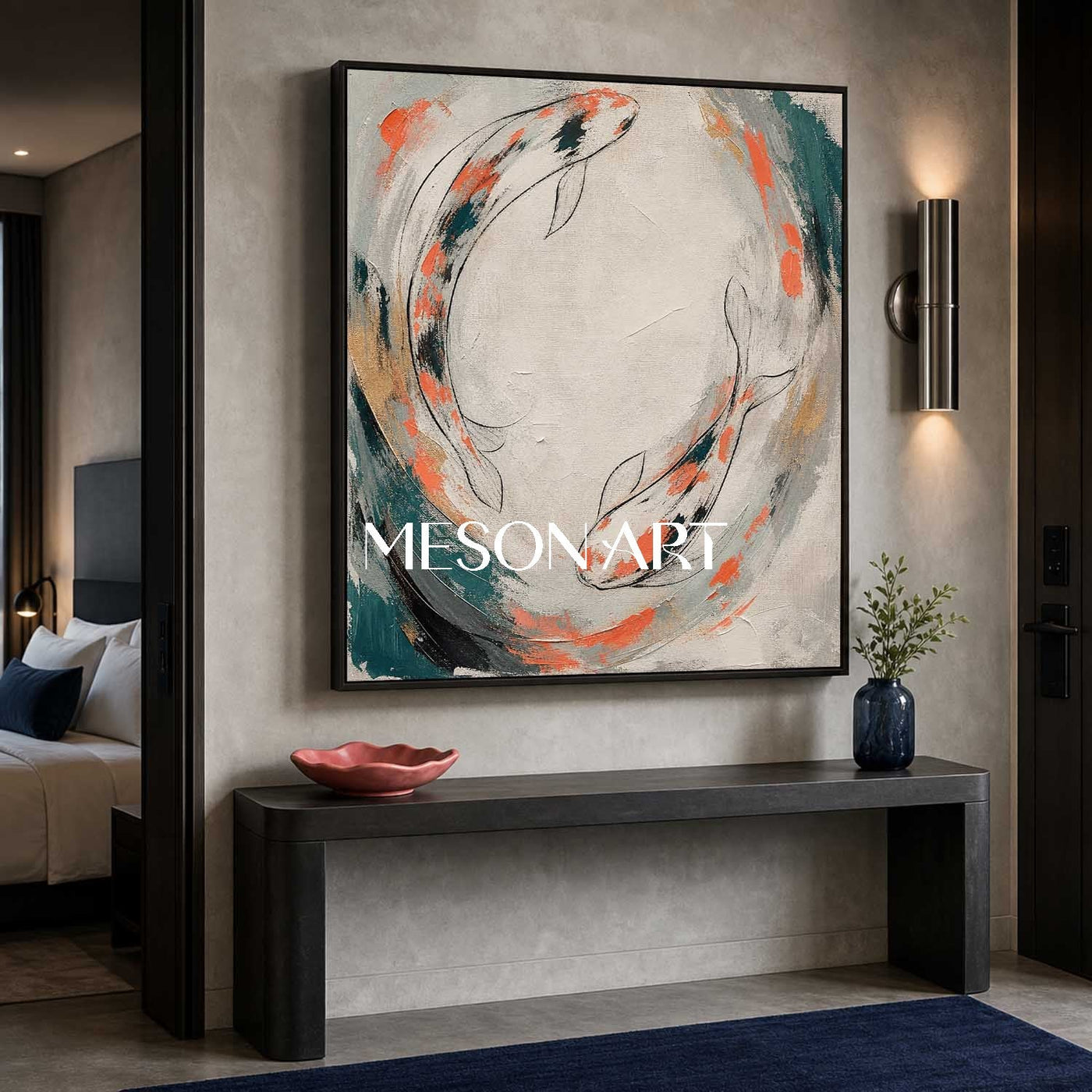 Koi Serenity Circle #MA255