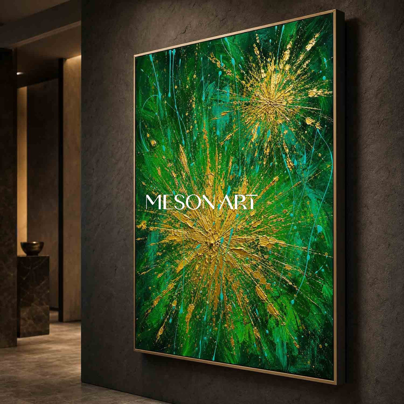 Emerald Golden Burst #AEA082