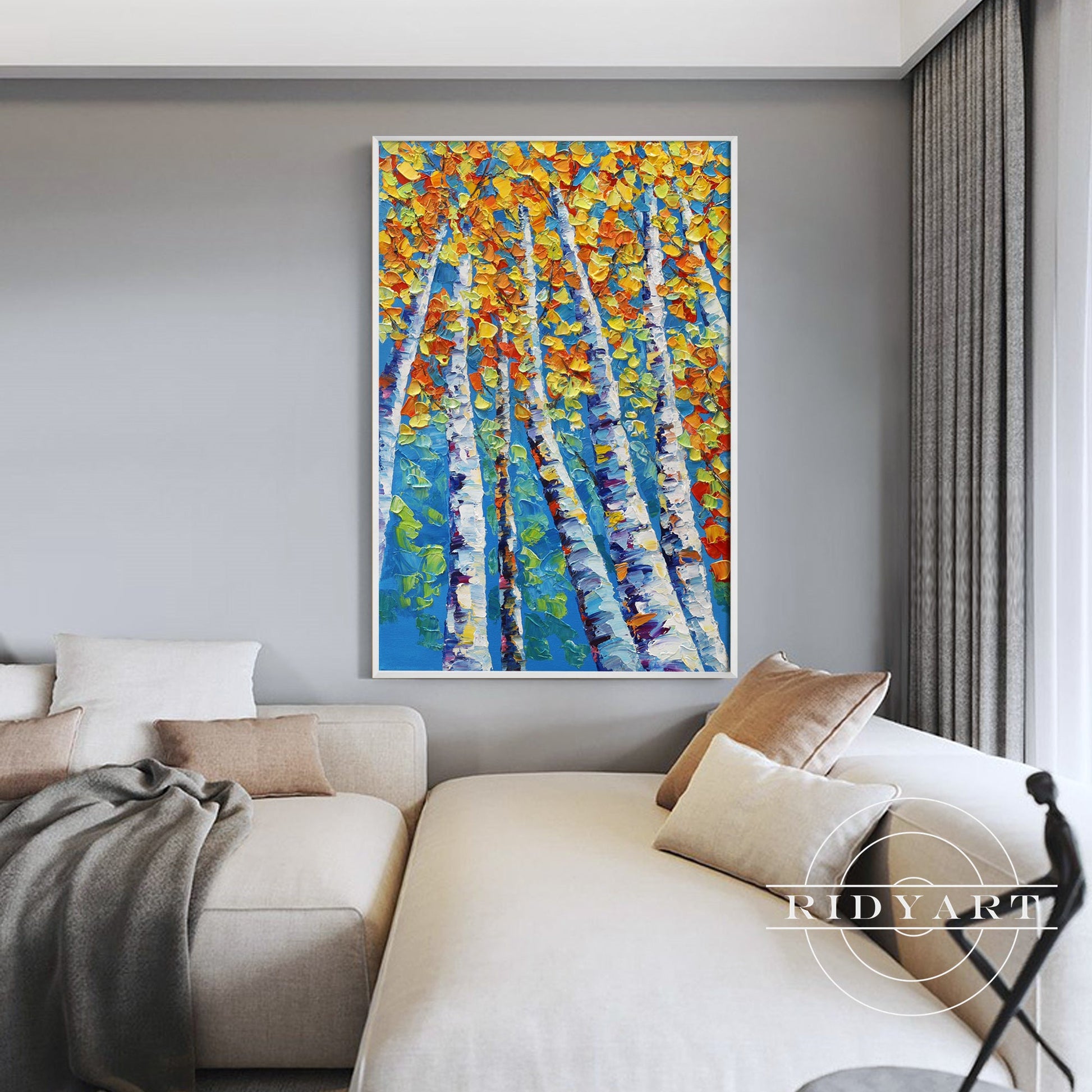 Birch wall art_0172