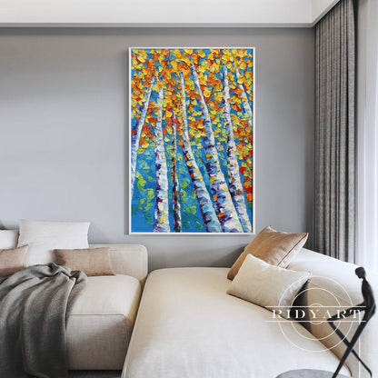 Birch wall art_0172