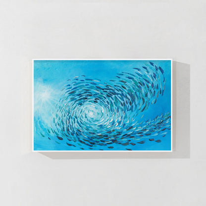 School fish wall art_X03