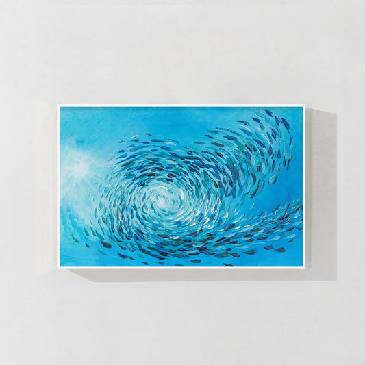 School fish wall art_X03