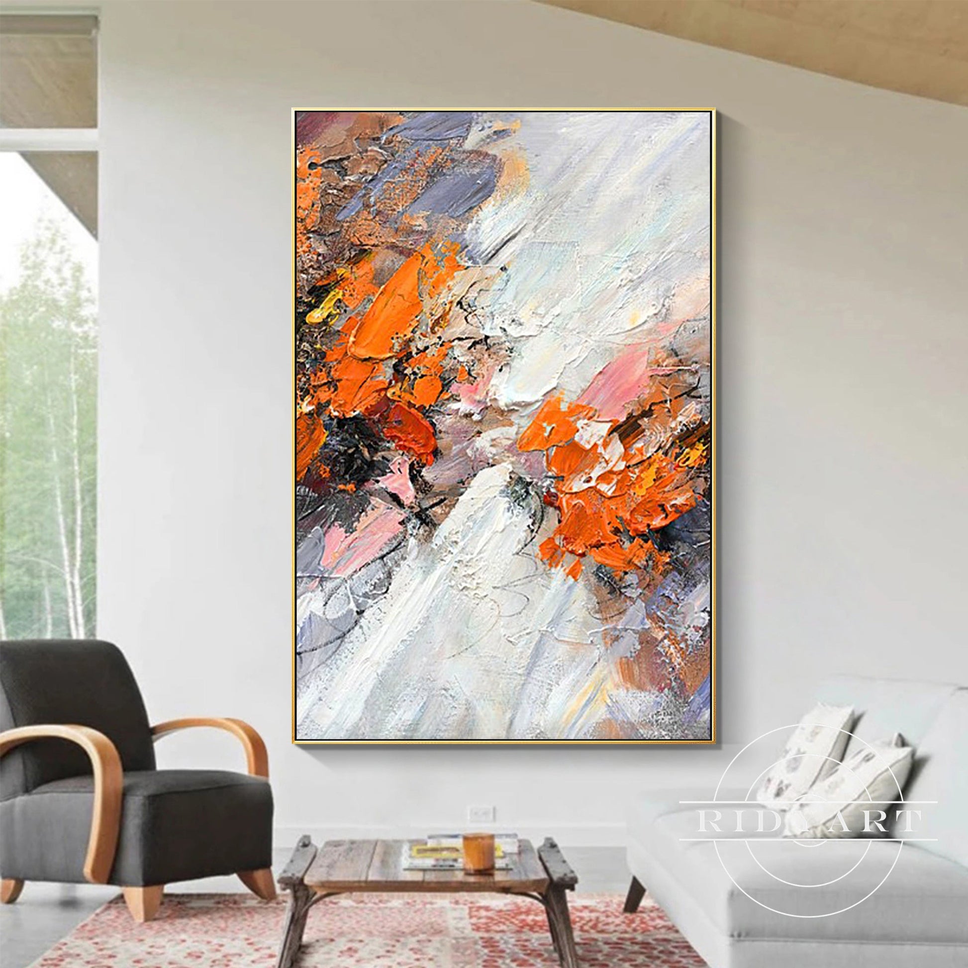 Textured Abstract Painting