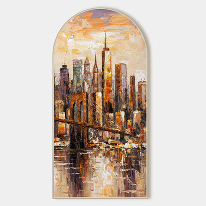 brooklyn bridge  skyline