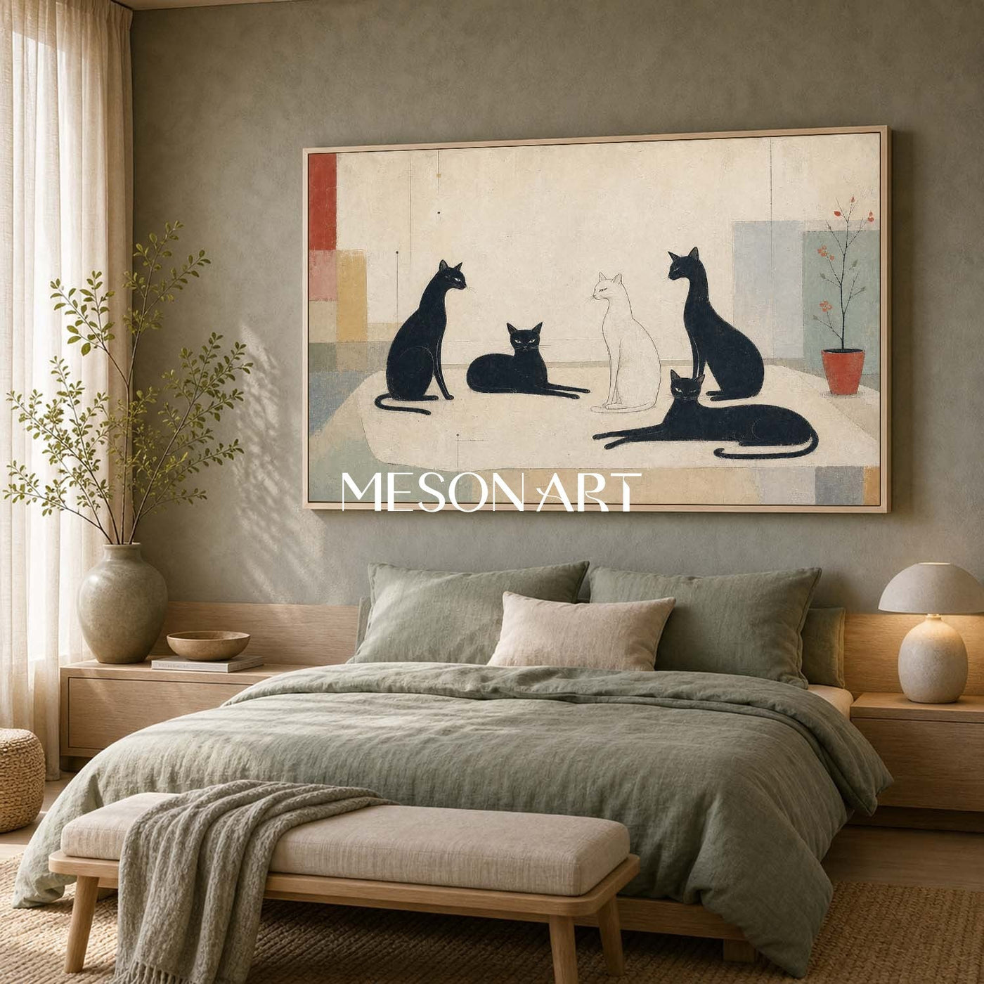 Midnight Feline Gathering #MA325