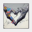 Gesture Heart Graffiti Art #GA003