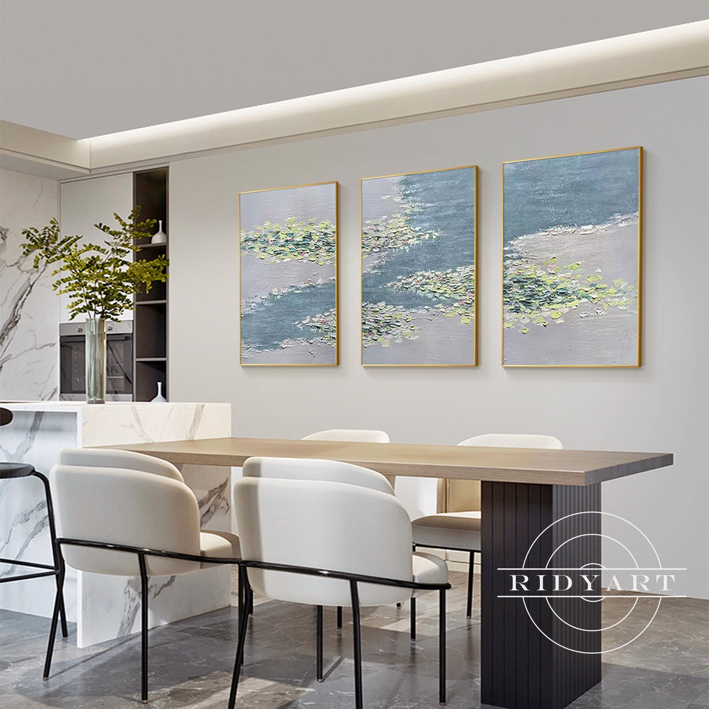 water lily wall art_0830