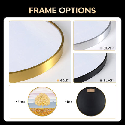 Resin Geode Round Wall art-X0193