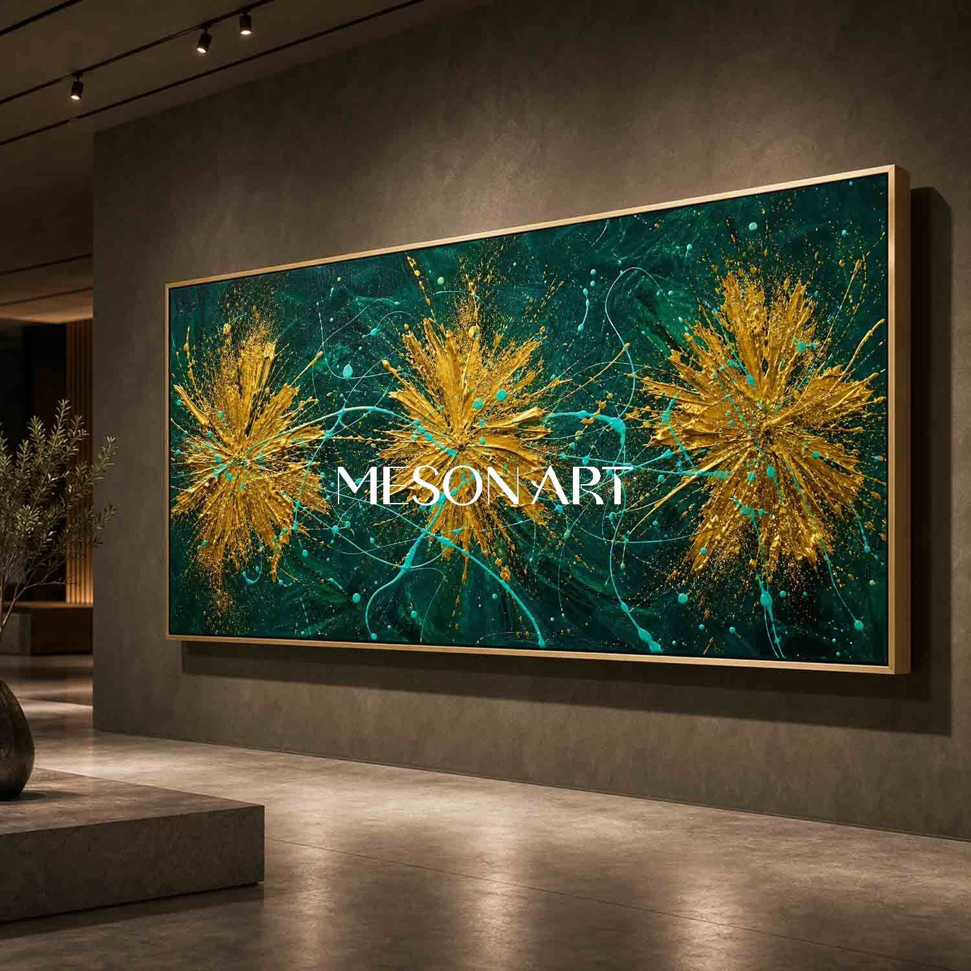 Gilded Emerald Burst #AEA105