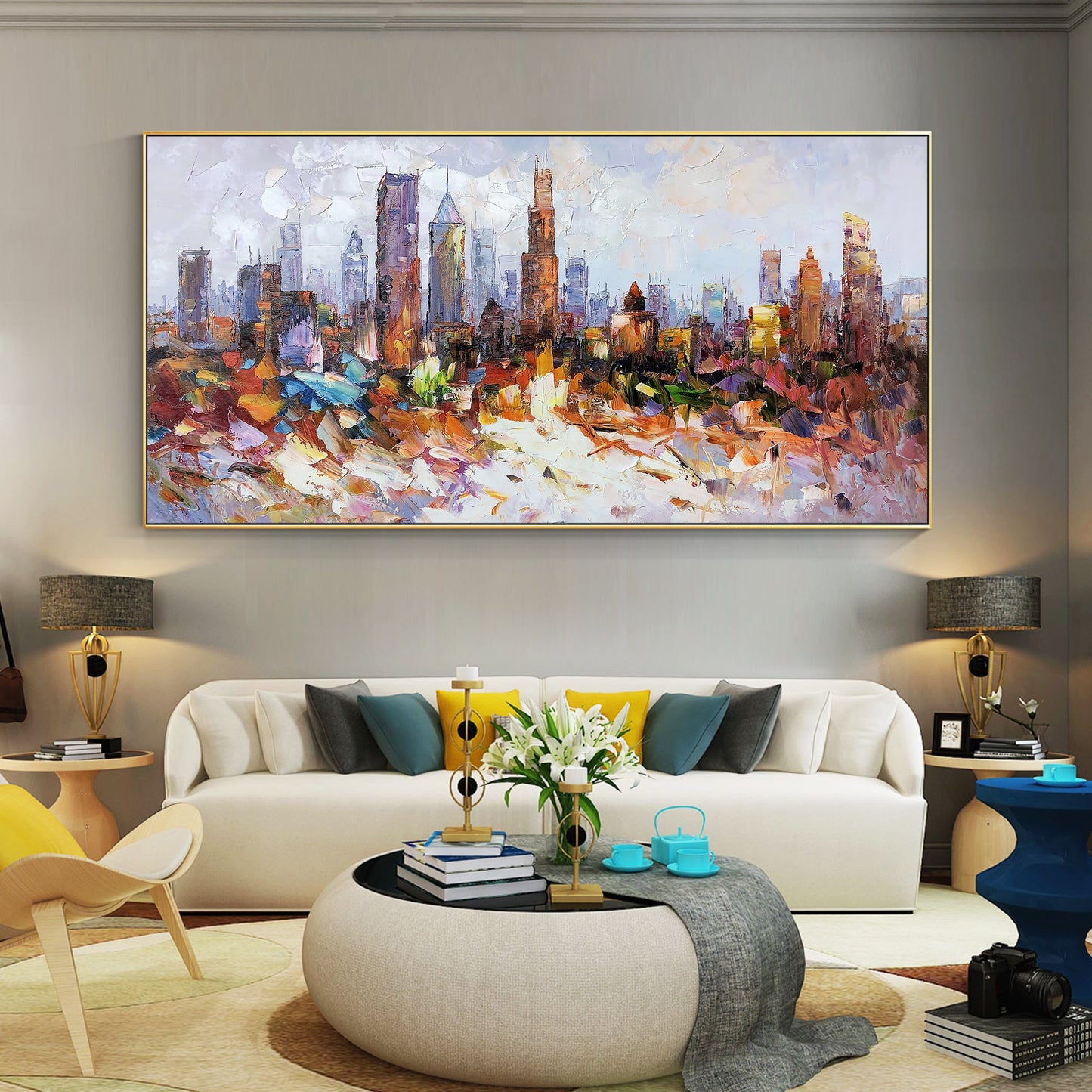 Chicago Painting Wall art_01