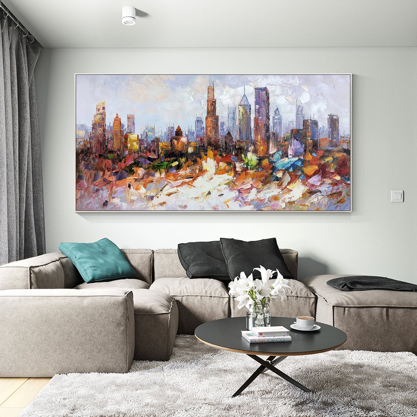 Chicago Painting Wall art_01