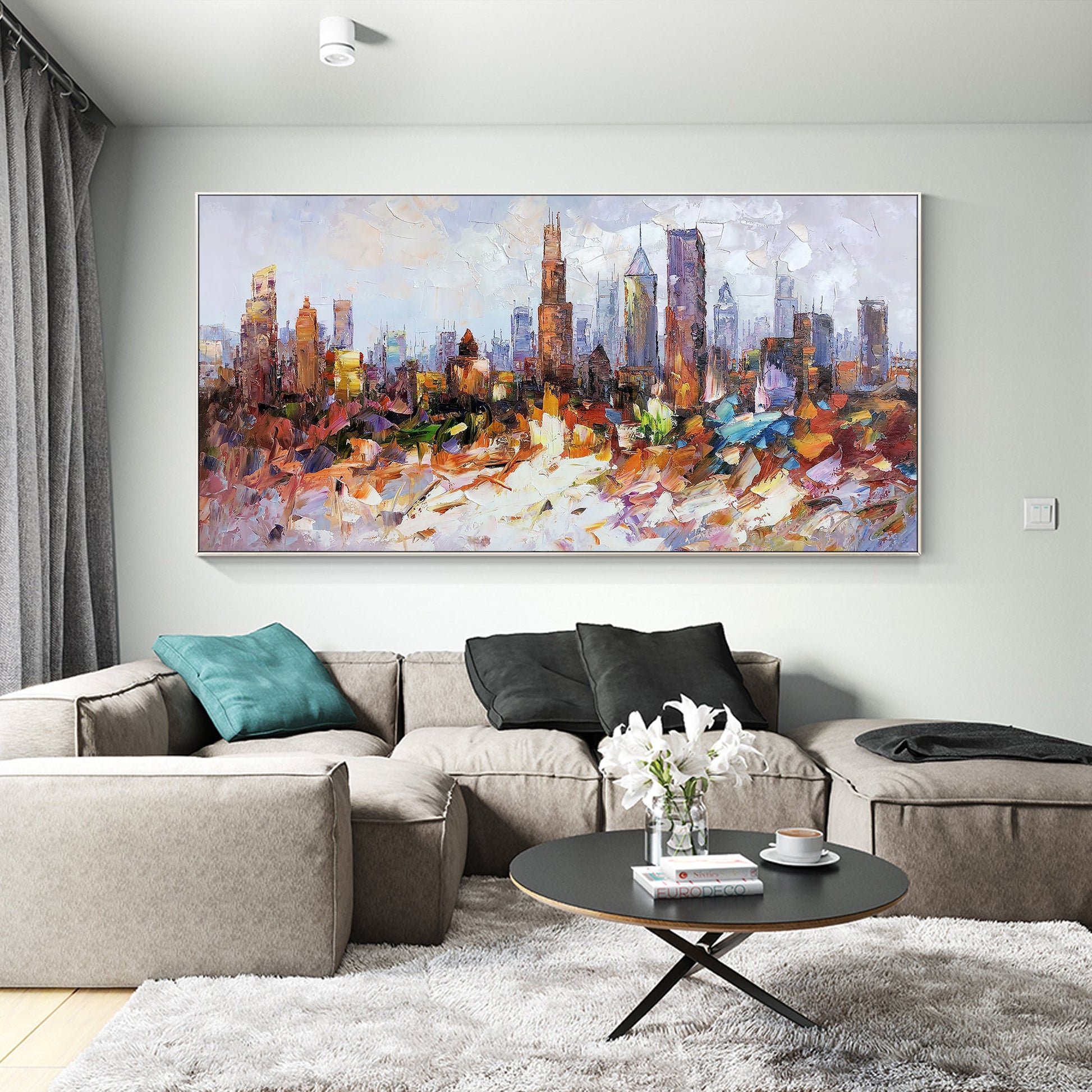 Chicago Painting Wall art_01