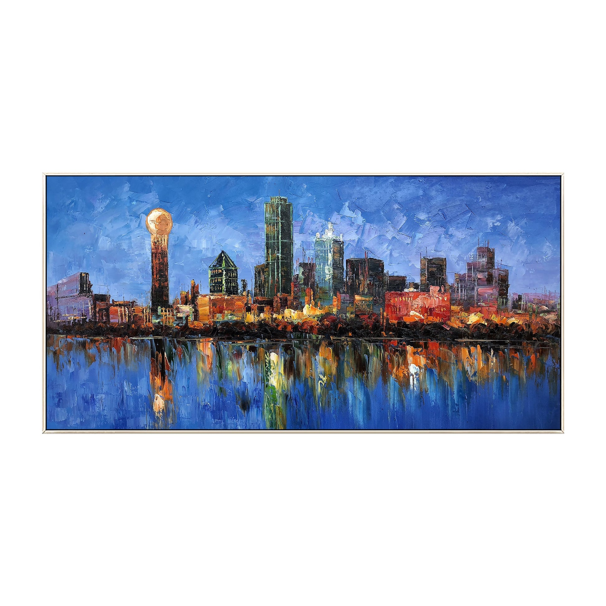 Dallas Cityscape Painting