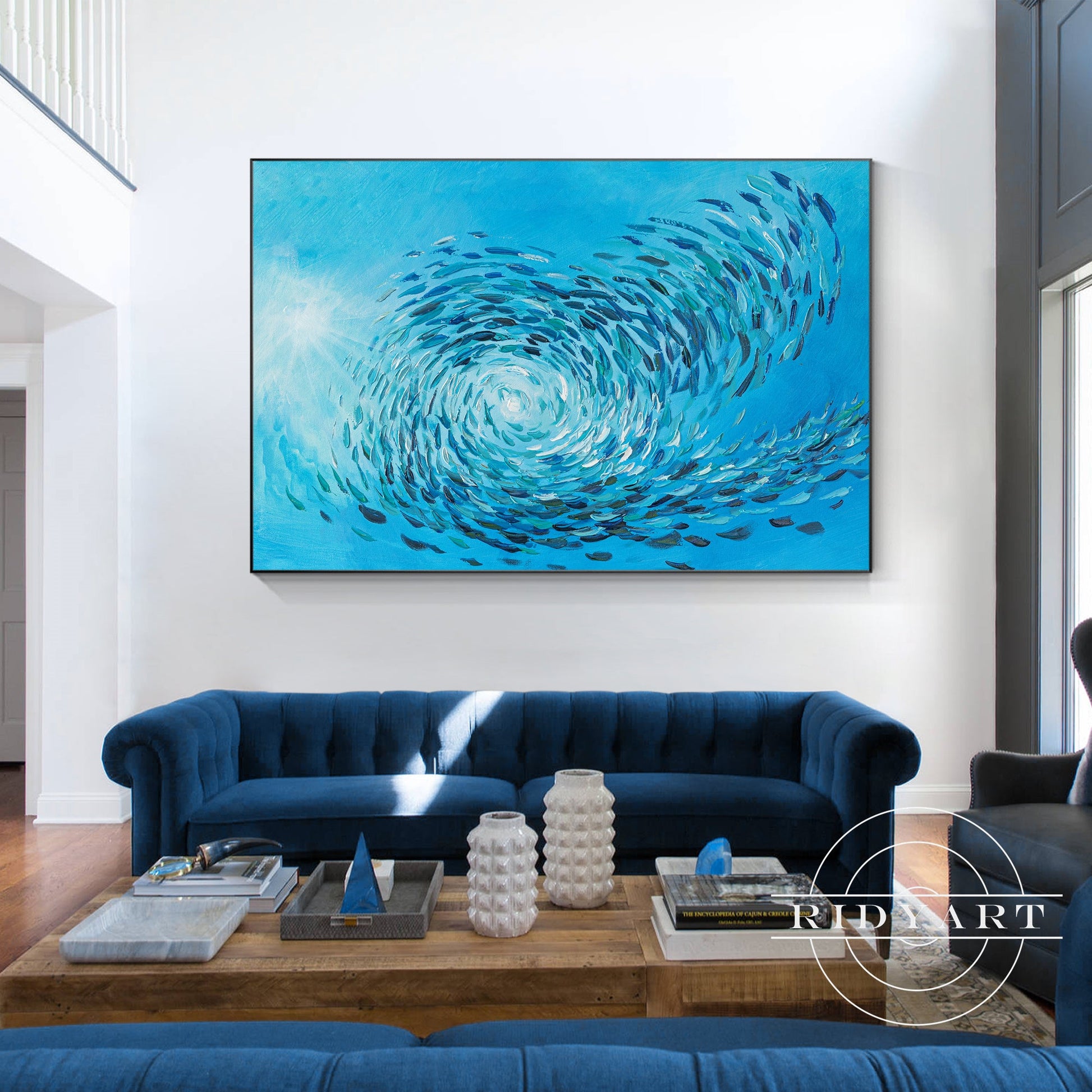 School fish wall art_X03