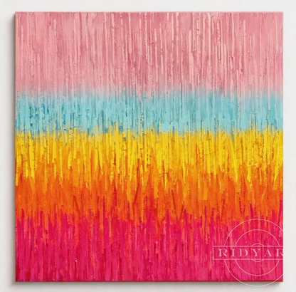 Pink Abstract wall art BA0952