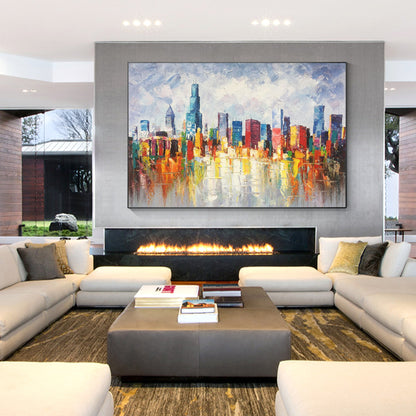 Chicago Skyline Painting