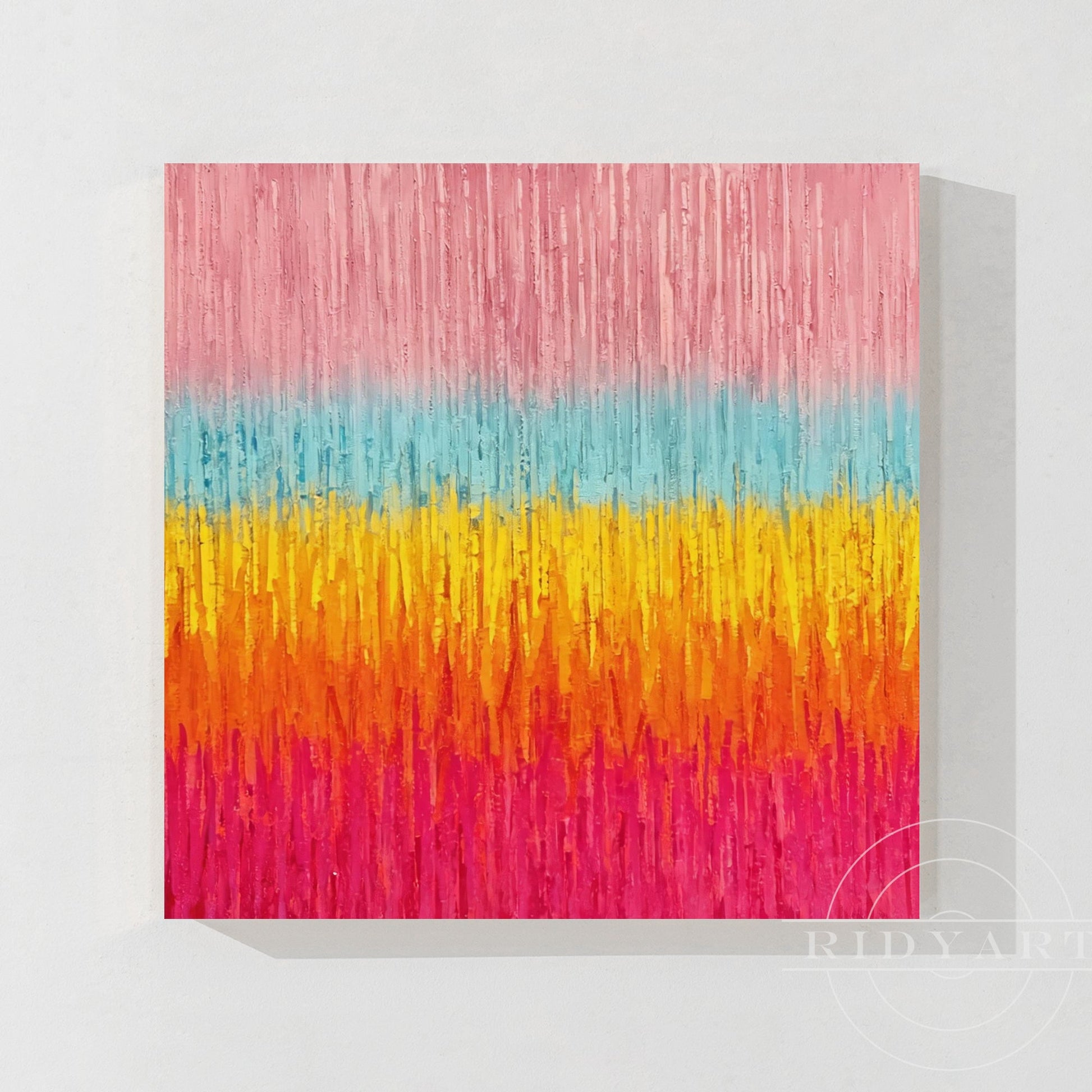 Pink Abstract wall art BA0952