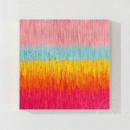 Pink Abstract wall art BA0952