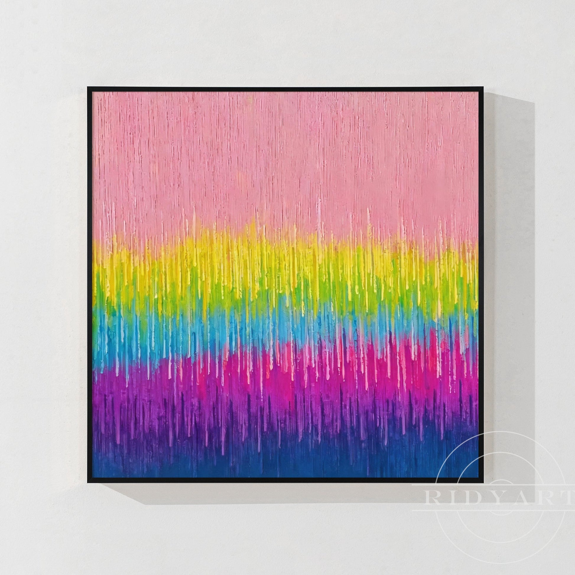 Pink Abstract wall art BA0951