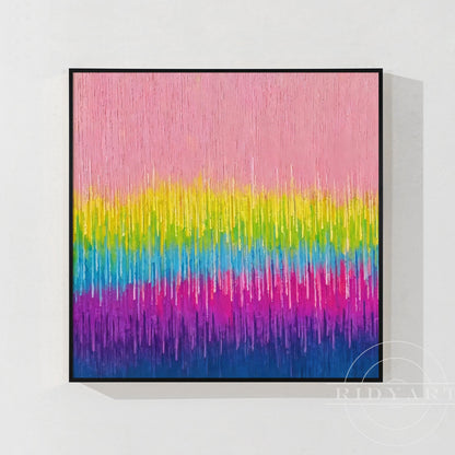 Pink Abstract wall art BA0951