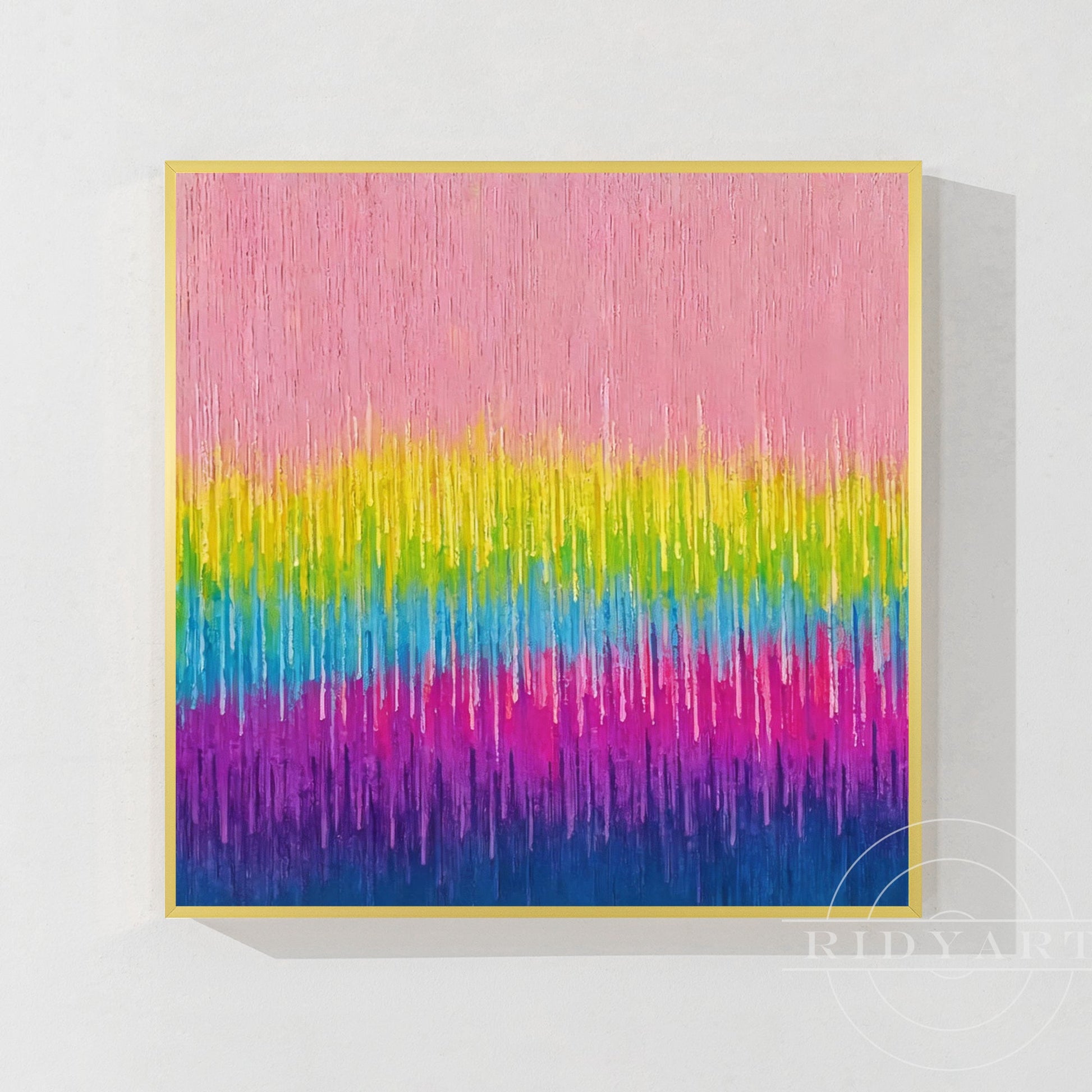 Pink Abstract wall art BA0951