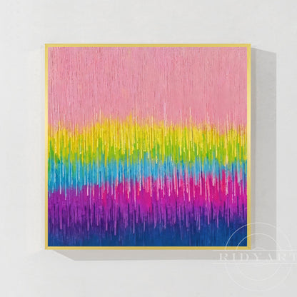 Pink Abstract wall art BA0951
