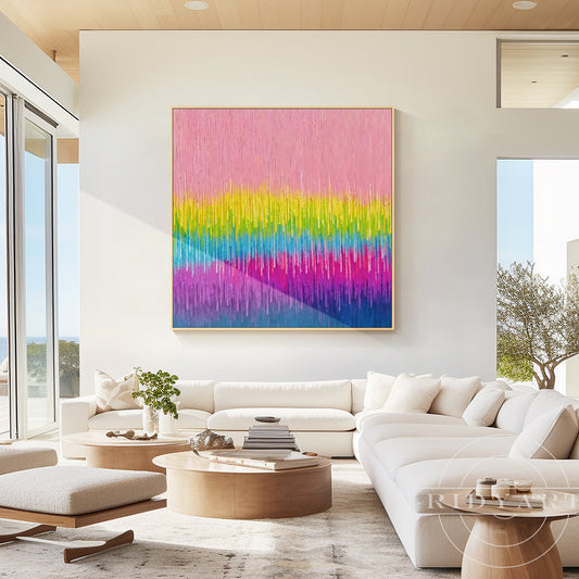 Pink Abstract wall art BA0951