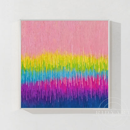 Pink Abstract wall art BA0951
