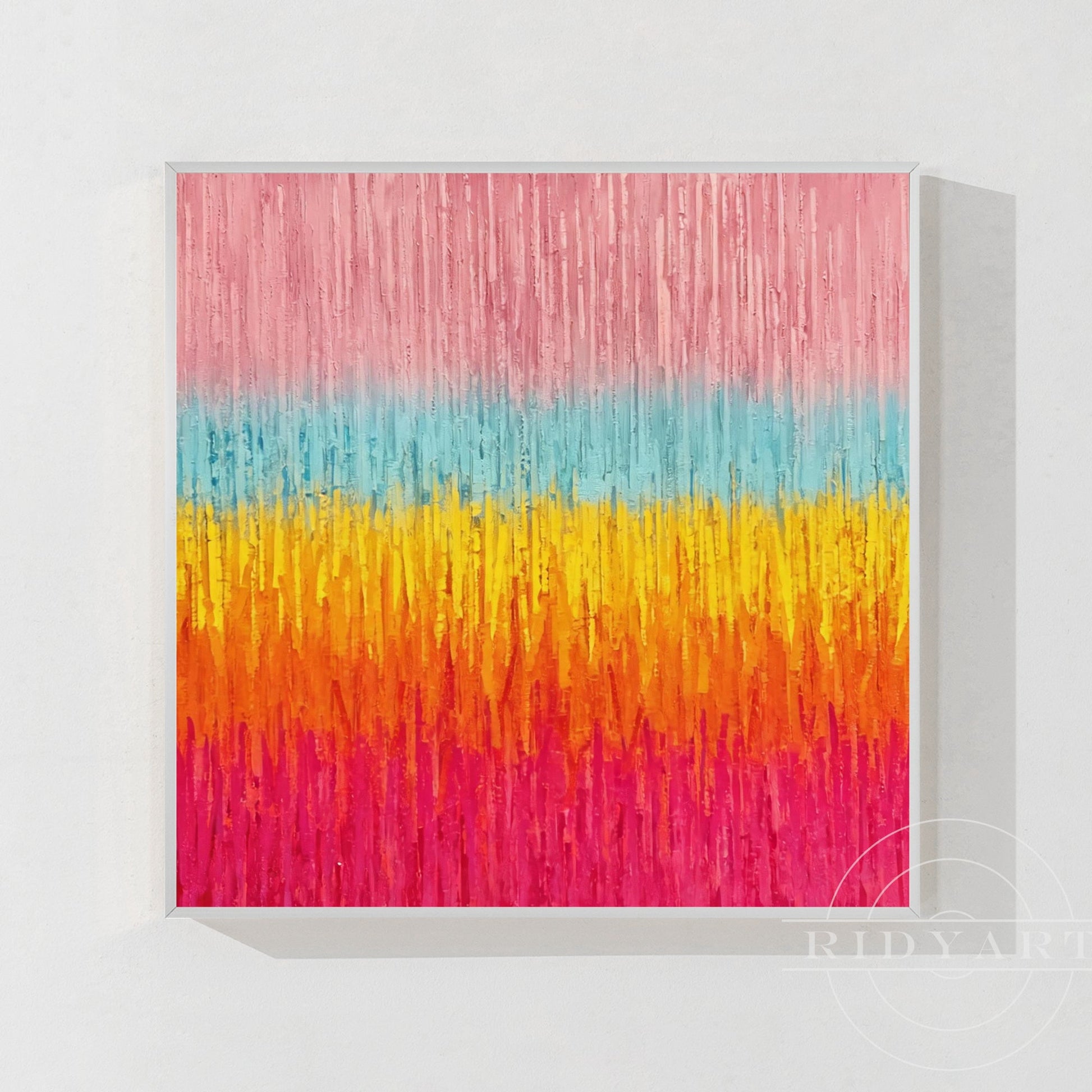 Pink Abstract wall art BA0952