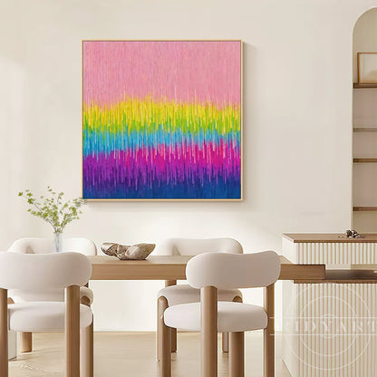 Pink Abstract wall art BA0951