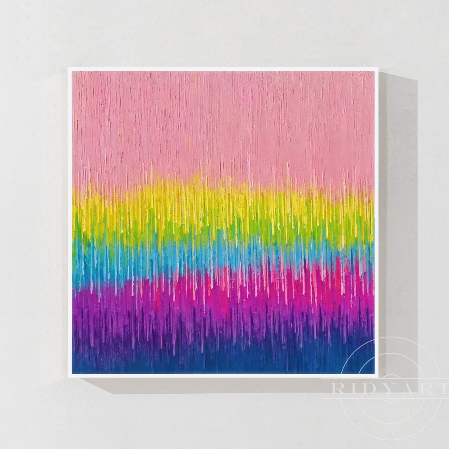 Pink Abstract wall art BA0951