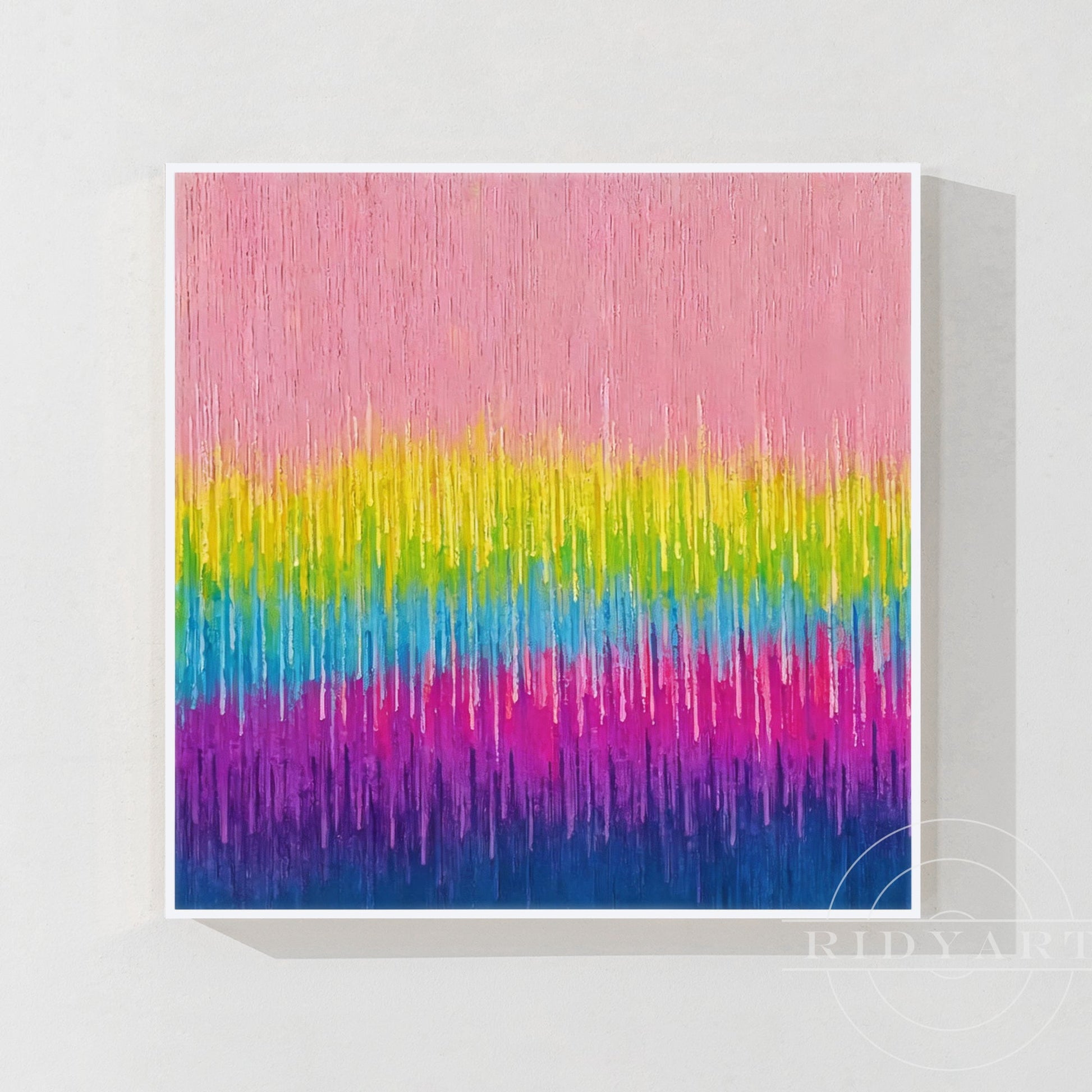 Pink Abstract wall art BA0951
