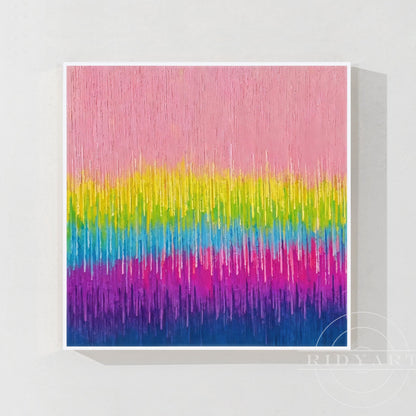 Pink Abstract wall art BA0951