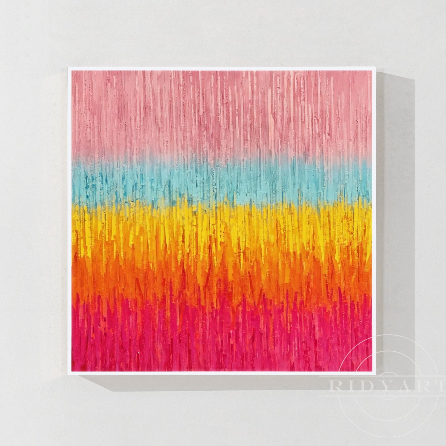 Pink Abstract wall art BA0952