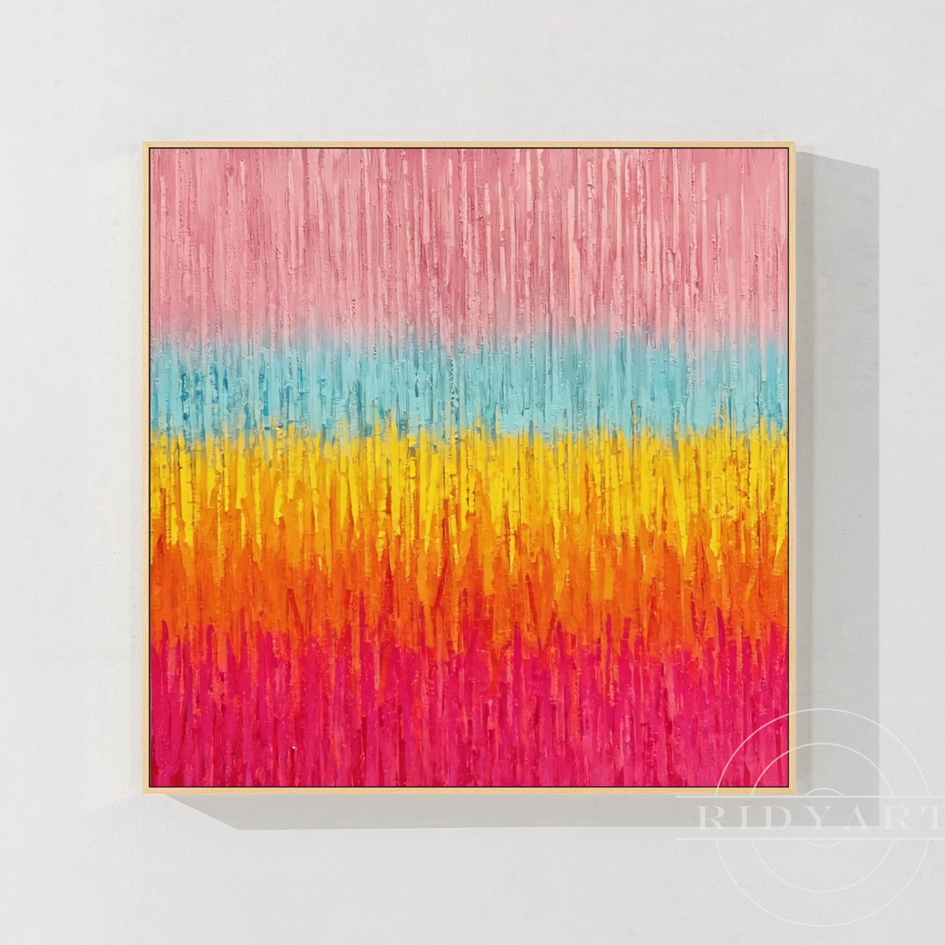 Pink Abstract wall art BA0952