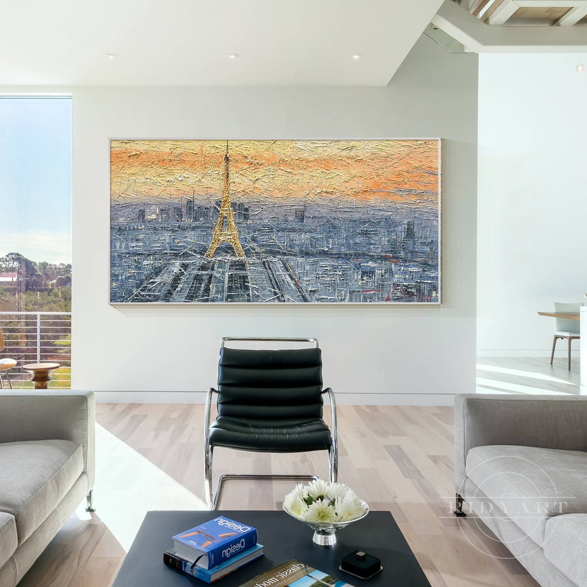 Eiffel Tower Skyline Painting_047