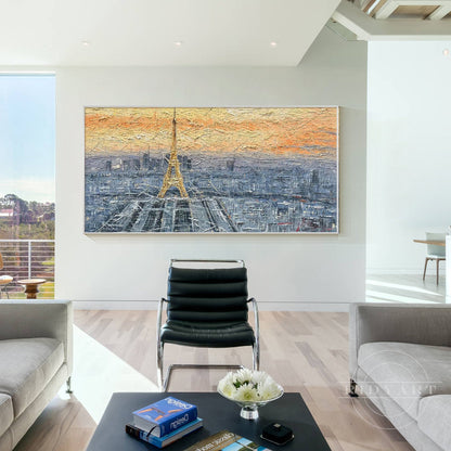Eiffel Tower Skyline Painting_047