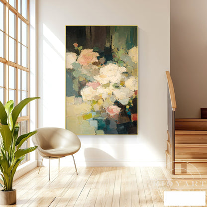 flower wall art_BA049