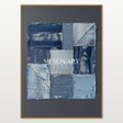 Azure Geometric Silence #TX694