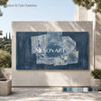Azure Geometric Silence #TX674