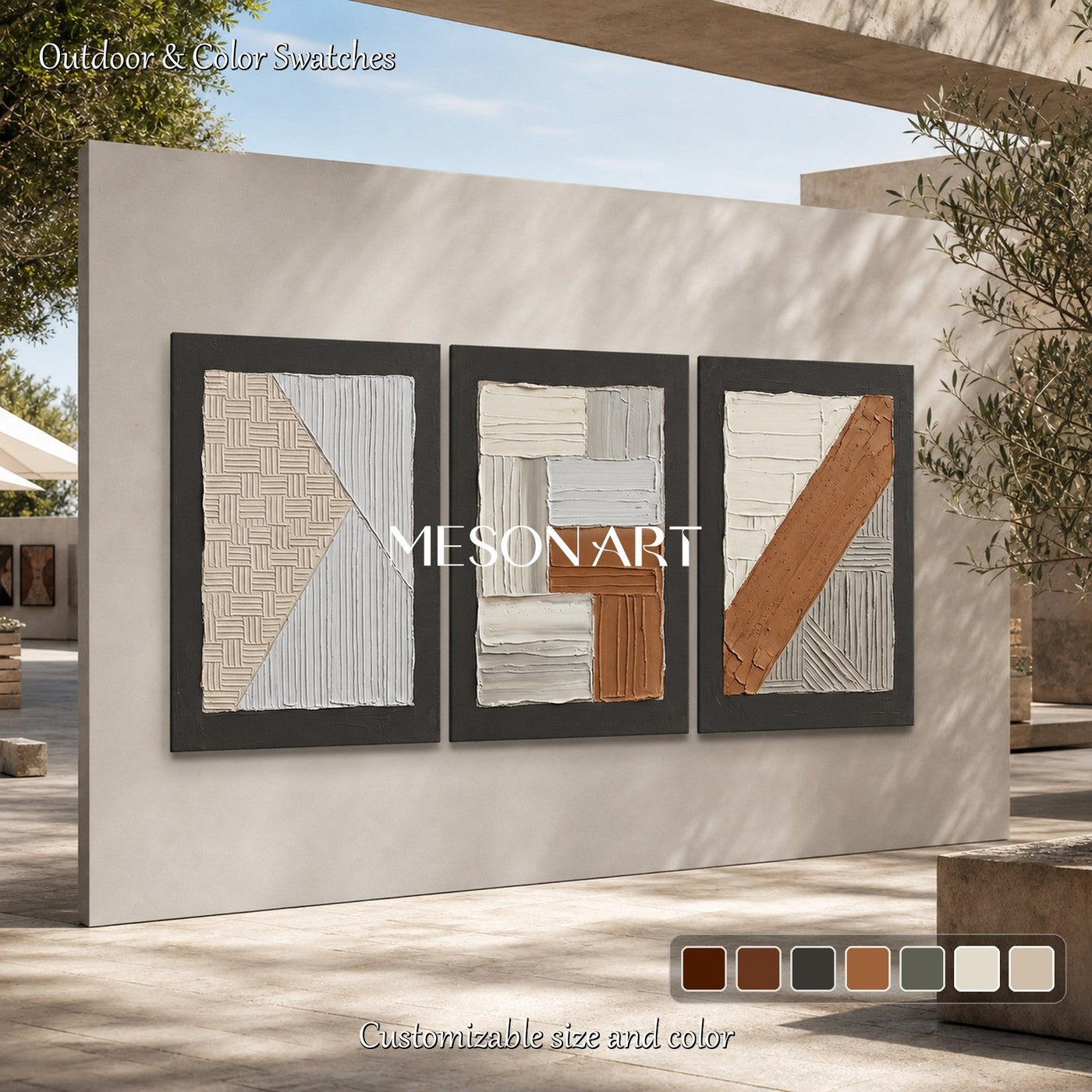 Earthen Geometric Harmony #TX698