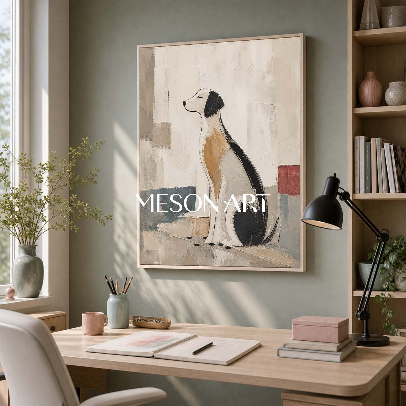 Silent Companion Abstract #MA291