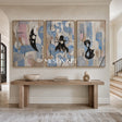 Ethereal Geometry Triptych #CSQ096