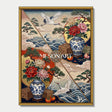 Cranes And Porcelain Harmony #UK038