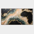 Gilded Tides Abstract #LLC063