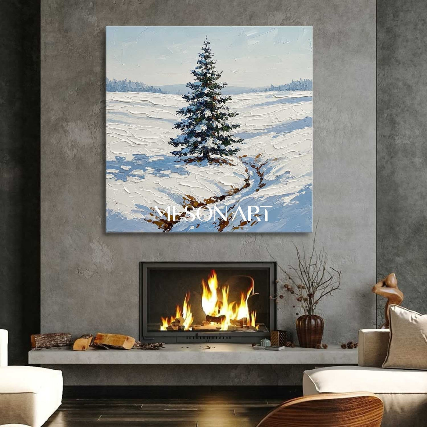Plaster Art Texure Painting #SG567