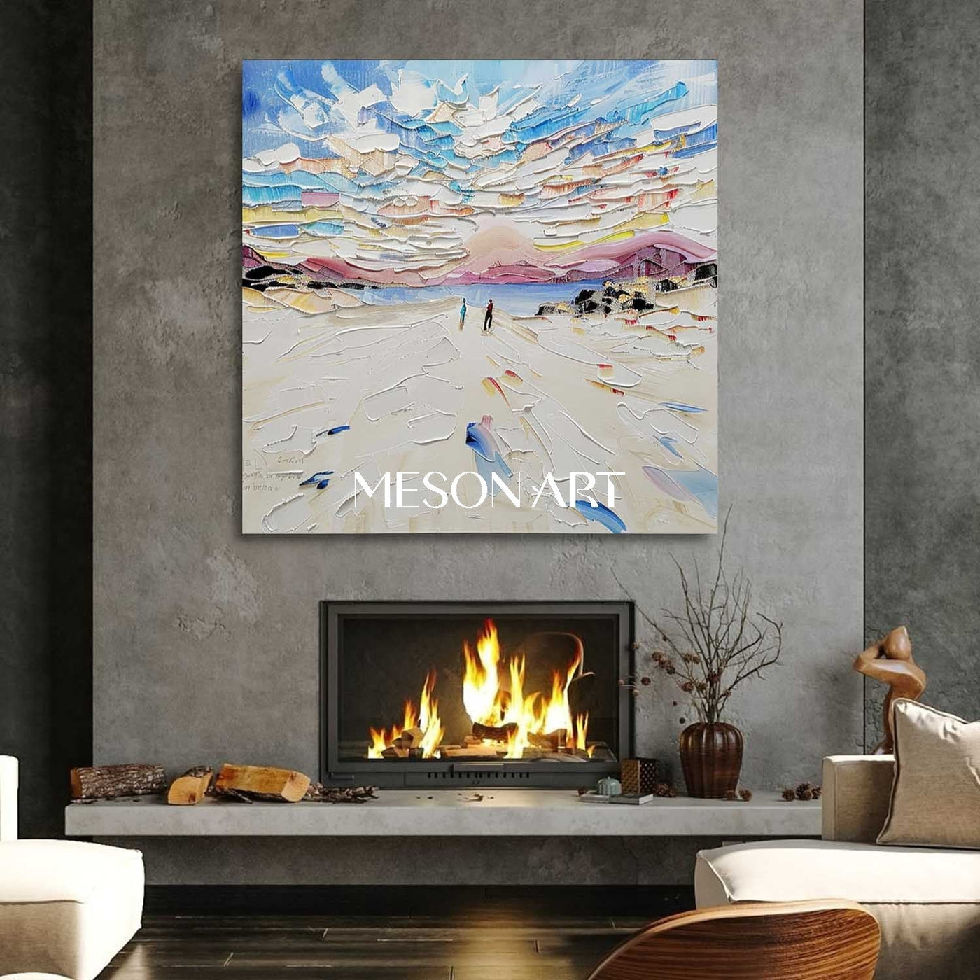 Plaster Art Texure Painting #SG568
