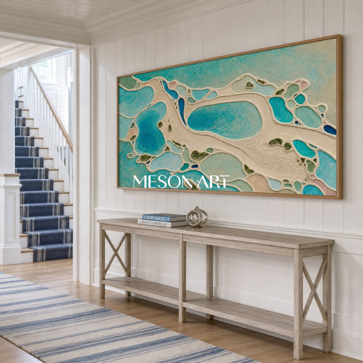 Turquoise Lagoon Map #CSQ139