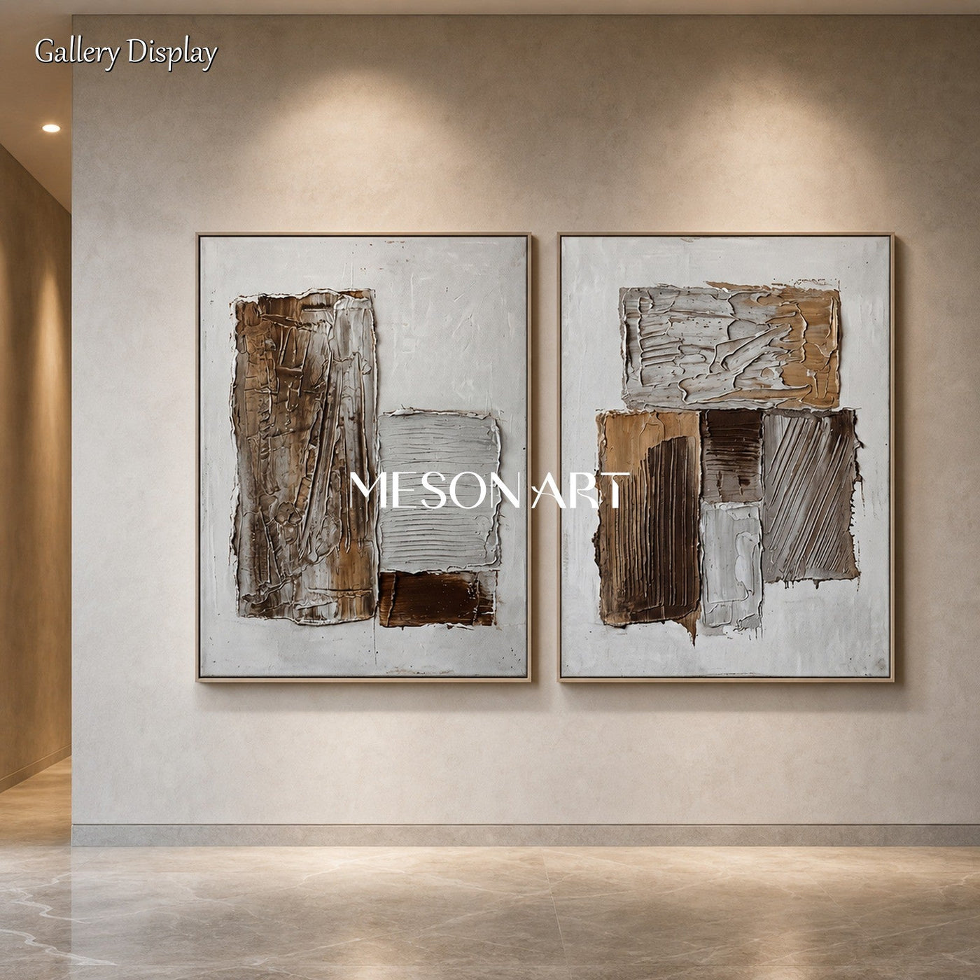 Earthen Silence Diptych #TX683